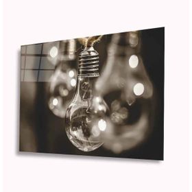 İdeal Glass Art Ampül 4 mm Dayanıklı Temperli Cam Tablo