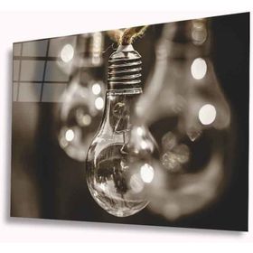 İdeal Glass Art Ampül 4 mm Dayanıklı Temperli Cam Tablo