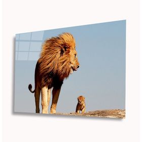 İdeal Glass Art Aslan 4 mm Dayanıklı Temperli Cam Tablo
