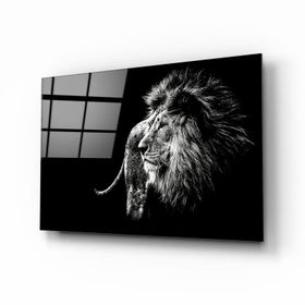 İdeal Glass Art Aslan Cam Tablo