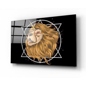 İdeal Glass Art Aslan Cam Tablo