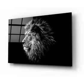 İdeal Glass Art Aslan Cam Tablo