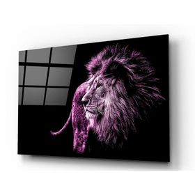 İdeal Glass Art Aslan Cam Tablo