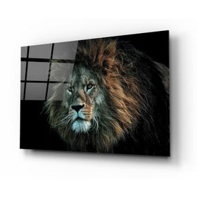 İdeal Glass Art Aslan Cam Tablo
