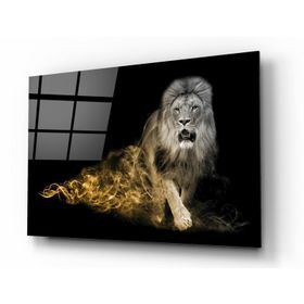 İdeal Glass Art Aslan Cam Tablo