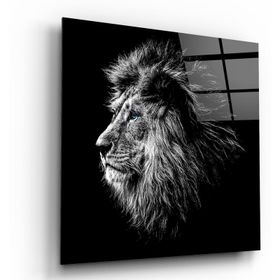 İdeal Glass Art Aslan Cam Tablo