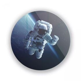 İdeal Glass Art Astronot Cam Tablo