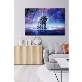 İdeal Glass Art Astronot Cam Tablo