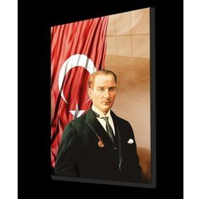 İdeal Glass Art Atatürk 4 mm Dayanıklı Temperli Cam Tablo