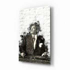 İdeal Glass Art Atatürk Cam Tablo