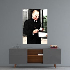 İdeal Glass Art Atatürk Cam Tablo