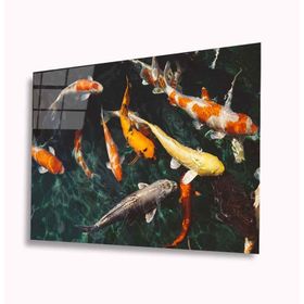 İdeal Glass Art Balıklar 4 mm Dayanıklı Temperli Cam Tablo