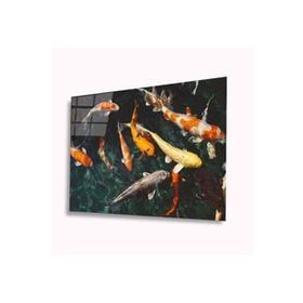 İdeal Glass Art Balıklar 4 mm Dayanıklı Temperli Cam Tablo