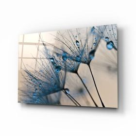 İdeal Glass Art Çiçek Cam Tablo