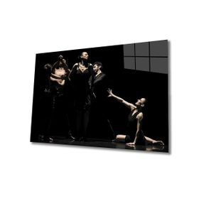 İdeal Glass Art Dansçılar Cam Tablo