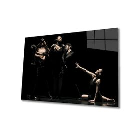 İdeal Glass Art Dansçılar Cam Tablo