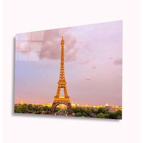 İdeal Glass Art Eyfel Kulesi 4 mm Dayanıklı Temperli Cam Tablo