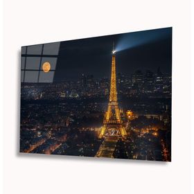 İdeal Glass Art Eyfel Kulesi 4 mm Dayanıklı Temperli Cam Tablo