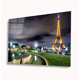 İdeal Glass Art Eyfel Kulesi 4 mm Dayanıklı Temperli Cam Tablo
