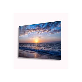 İdeal Glass Art Günbatımı 4 mm Dayanıklı Temperli Cam Tablo