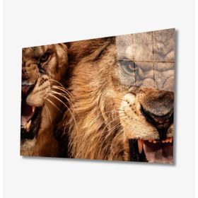 İdeal Glass Art İdealizbiz Aslan 4 mm Dayanıklı Temperli Cam Tablo