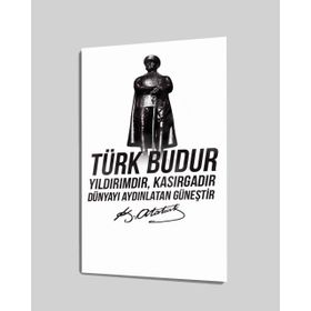 İdeal Glass Art İdealizbiz Atatürk 4 mm Dayanıklı Temperli Cam Tablo
