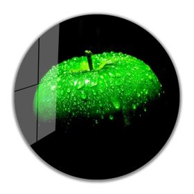İdeal Glass Art İdealizbiz Elma Yuvarlak 4 mm Dayanıklı Temperli Cam Tablo
