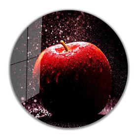 İdeal Glass Art İdealizbiz Elma Yuvarlak 4 mm Dayanıklı Temperli Cam Tablo