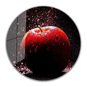 İdeal Glass Art İdealizbiz Elma Yuvarlak 4 mm Dayanıklı Temperli Cam Tablo