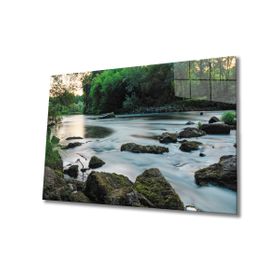 İdeal Glass Art Irmak Cam Tablo