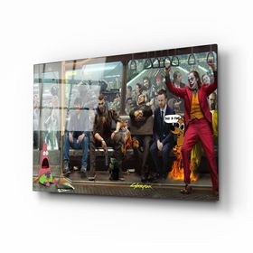 İdeal Glass Art Joker Cam Tablo