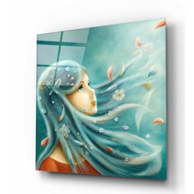 İdeal Glass Art Kadın Cam Tablo
