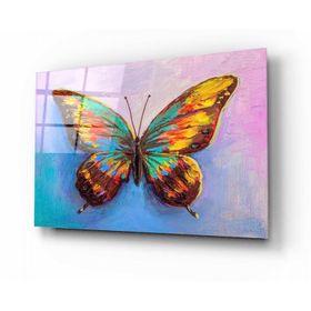 İdeal Glass Art Kelebek Cam Tablo