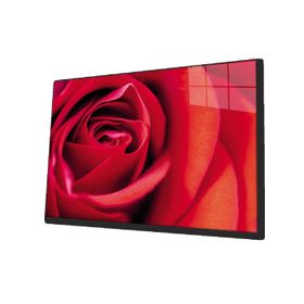 İdeal Glass Art Kırmızı Gül Cam Tablo