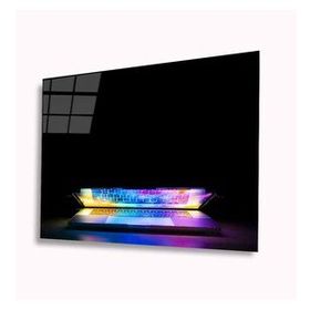İdeal Glass Art Laptop 4 mm Dayanıklı Temperli Cam Tablo