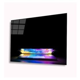 İdeal Glass Art Laptop 4 mm Dayanıklı Temperli Cam Tablo