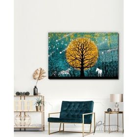 İdeal Glass Art Orman Cam Tablo