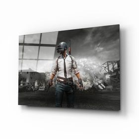 İdeal Glass Art Pubg Erkek Cam Tablo