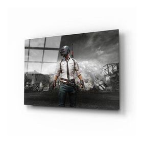 İdeal Glass Art Pubg Erkek Cam Tablo