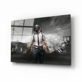 İdeal Glass Art Pubg Erkek Cam Tablo