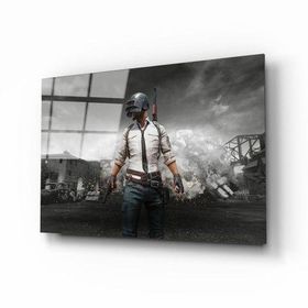 İdeal Glass Art Pubg Erkek Cam Tablo