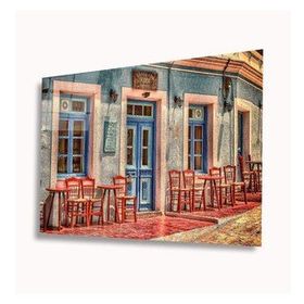İdeal Glass Art Şehir Manzara 4 mm Dayanıklı Temperli Cam Tablo