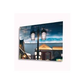 İdeal Glass Art Sokak Lambası 4 mm Dayanıklı Temperli Cam Tablo