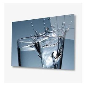 İdeal Glass Art Su 4 mm Dayanıklı Temperli Cam Tablo