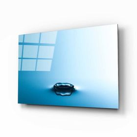 İdeal Glass Art Su Damlası Cam Tablo