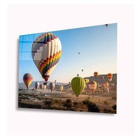 İdeal Glass Art Uçan Balonlar 4 mm Dayanıklı Temperli Cam Tablo