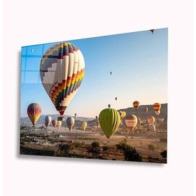 İdeal Glass Art Uçan Balonlar 4 mm Dayanıklı Temperli Cam Tablo