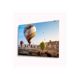 İdeal Glass Art Uçan Balonlar 4 mm Dayanıklı Temperli Cam Tablo