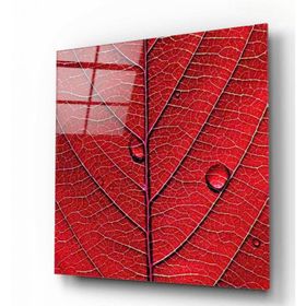 İdeal Glass Art Yaprak Cam Tablo