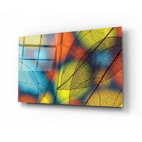 İdeal Glass Art Yaprak Cam Tablo